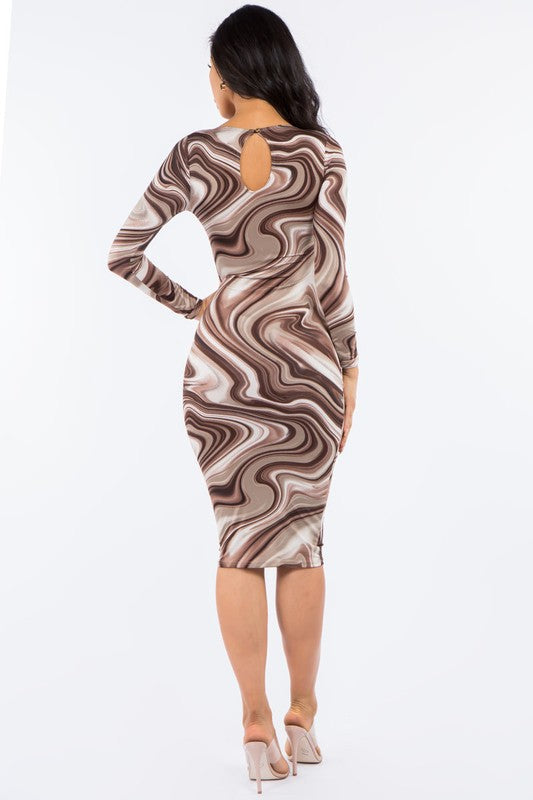 Swirl My Way Dress