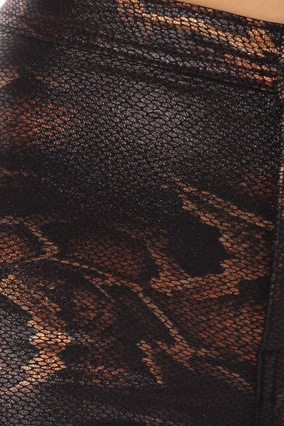 High Waisted snake print pants